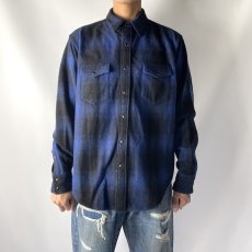 画像7: MINEDENIM  Ombre Check Flannel RF Western SH (RPT) (7)