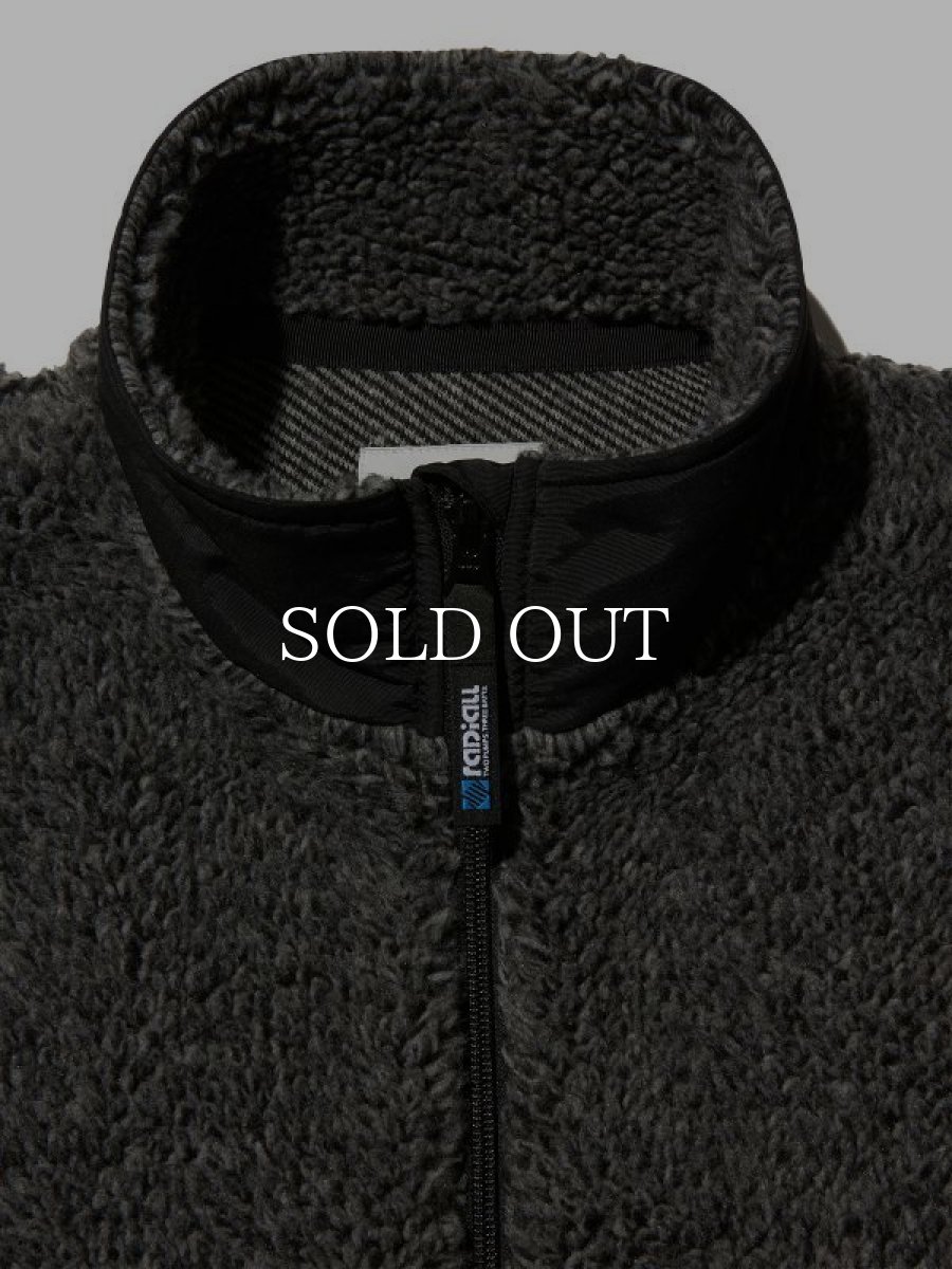 画像3: RADIALL  FLAMES - ZIP UP BLOUSON (Heather Gray) (3)