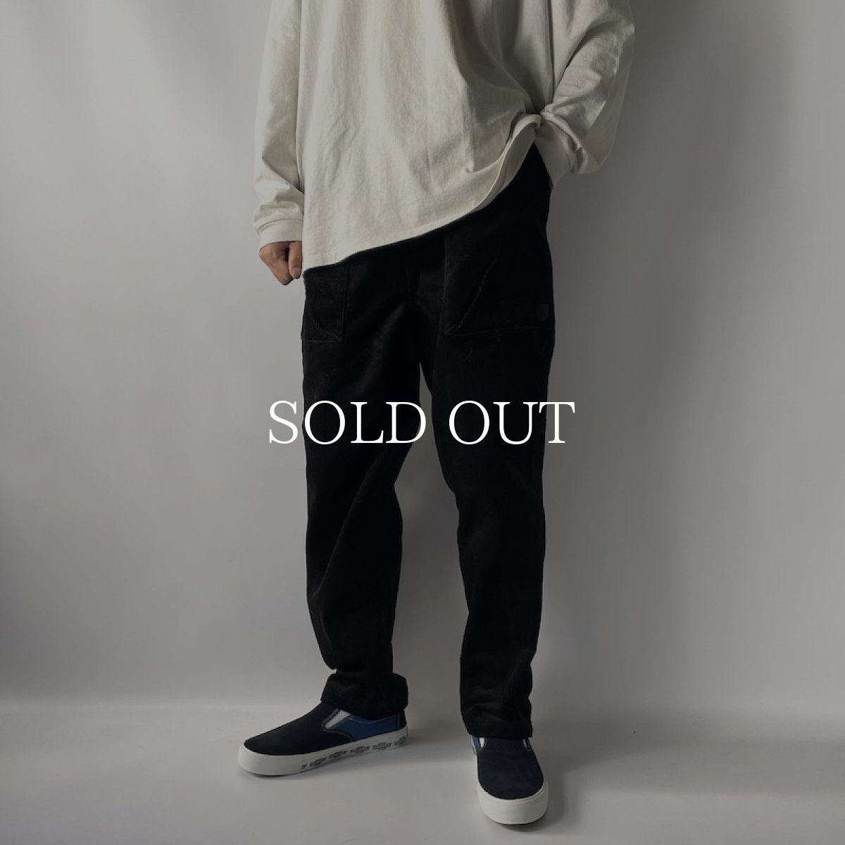 画像5: RADIALL  MOTOWN - WIDE TAPERED FIT EASY PANTS (Black) (5)