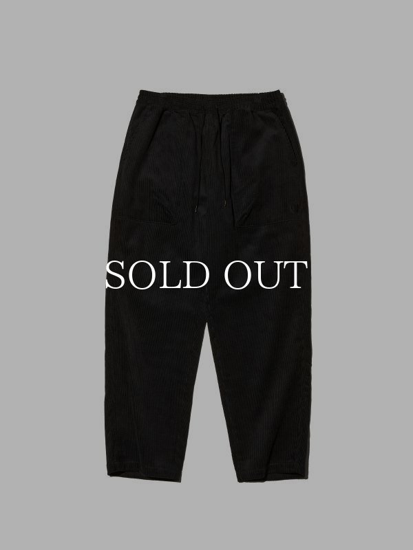 RADIALL MOTOWN - WIDE TAPERED FIT EASY PANTS (Black) RAD-23AW