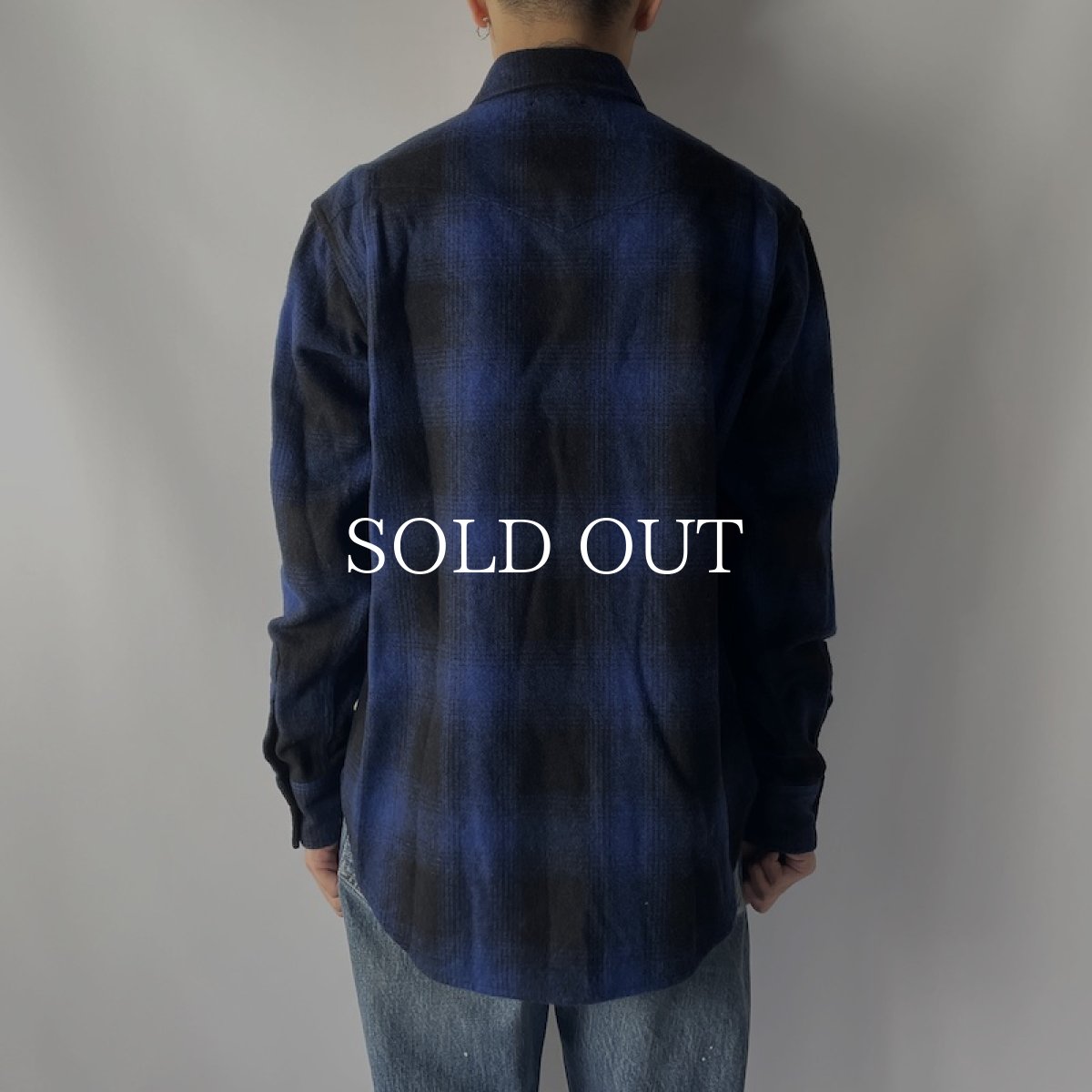 画像8: MINEDENIM  Ombre Check Flannel RF Western SH (RPT) (8)