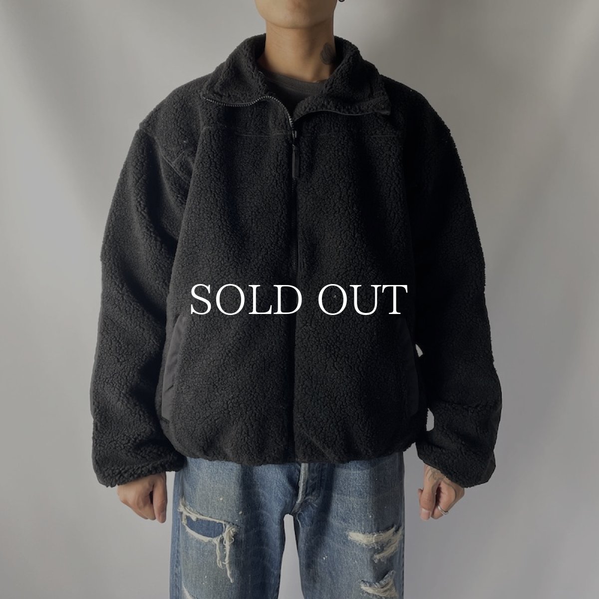 画像9: MINEDENIM  Military Boa Blouson (BEI) (9)