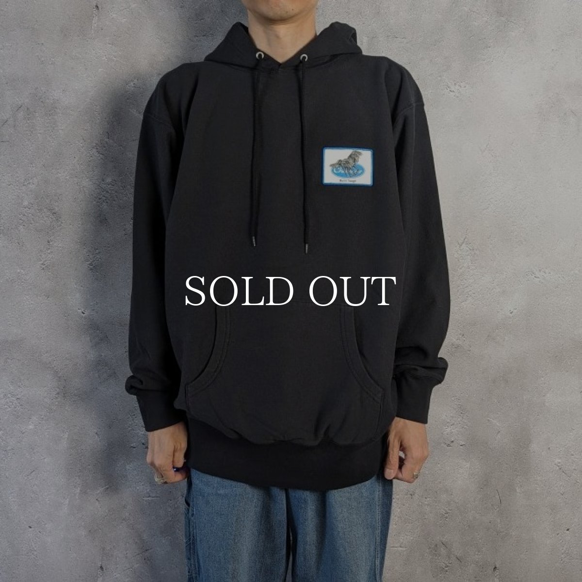 画像6: CHALLENGER  IRON HORSE HOODIE (BLACK) (6)