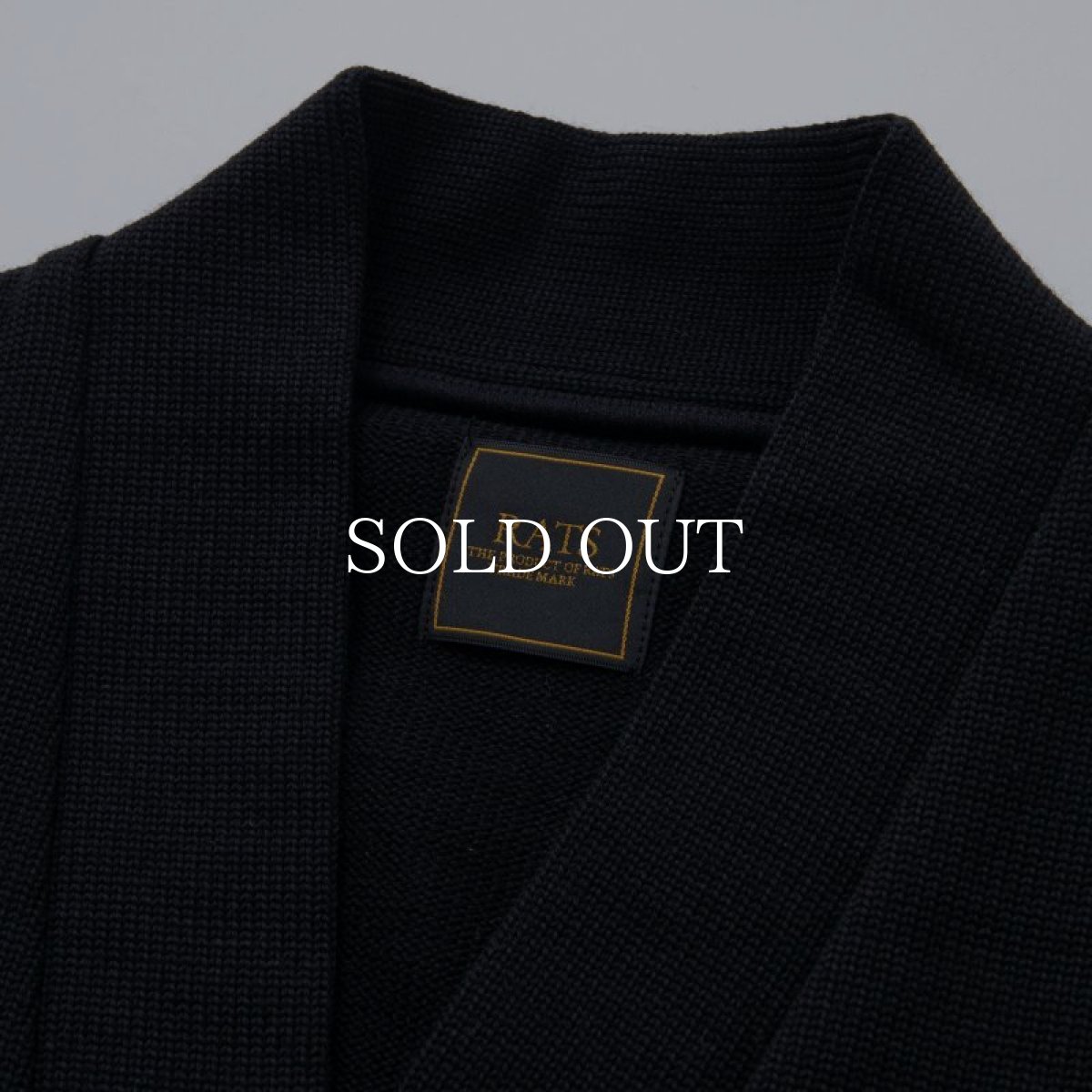 画像3: RATS  LETTERD CARDIGAN (BLACK) (3)