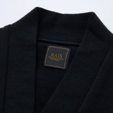 画像3: RATS  LETTERD CARDIGAN (BLACK) (3)