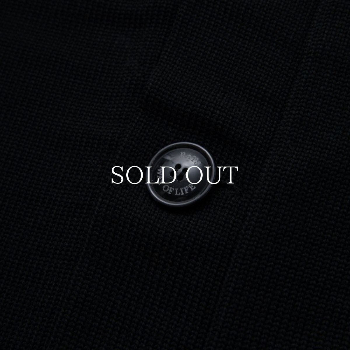 画像4: RATS  LETTERD CARDIGAN (BLACK) (4)