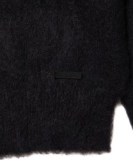 画像3: ROTTWEILER  R9 MOHAIR KNIT (BLACK) (3)