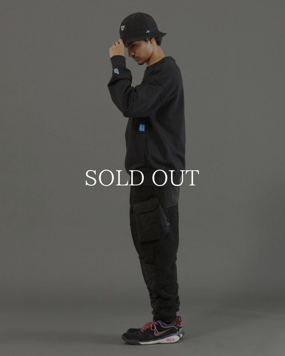 画像7: Liberaiders  HEAVY WEIGHT FLEECE CREWNECK (BLACK) (7)