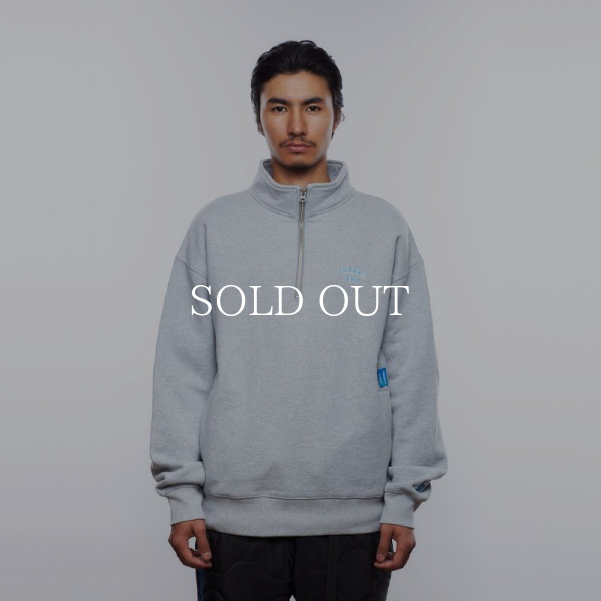 画像9: Liberaiders  HEAVY WEIGHT FLEECE HALF ZIP (GRAY) (9)