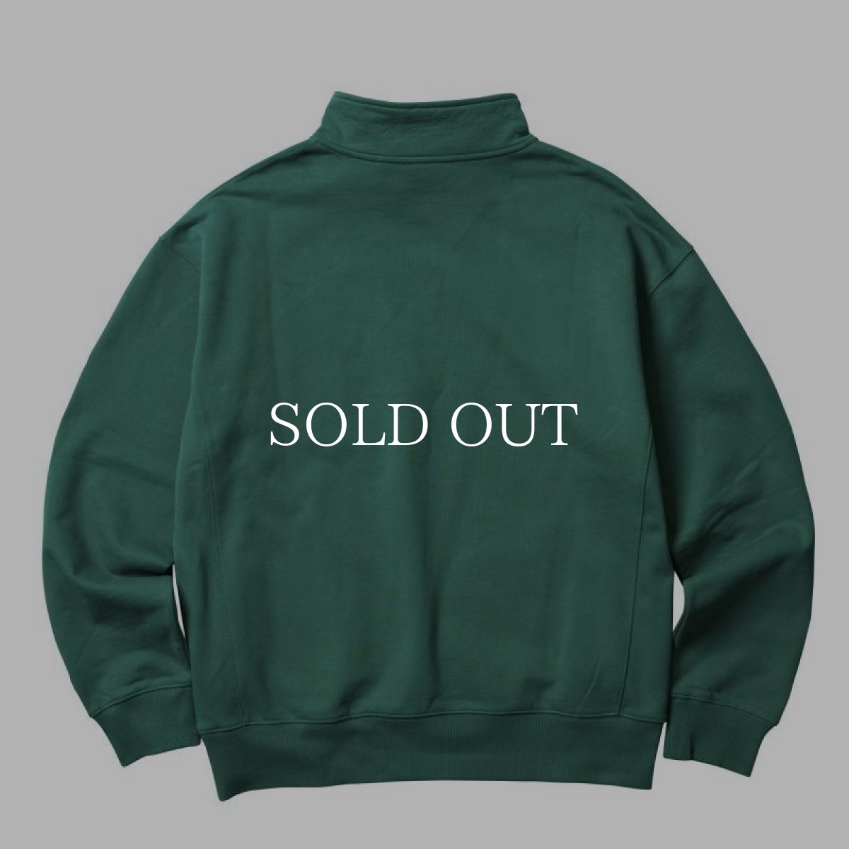 画像2: Liberaiders  HEAVY WEIGHT FLEECE HALF ZIP (GREEN) (2)