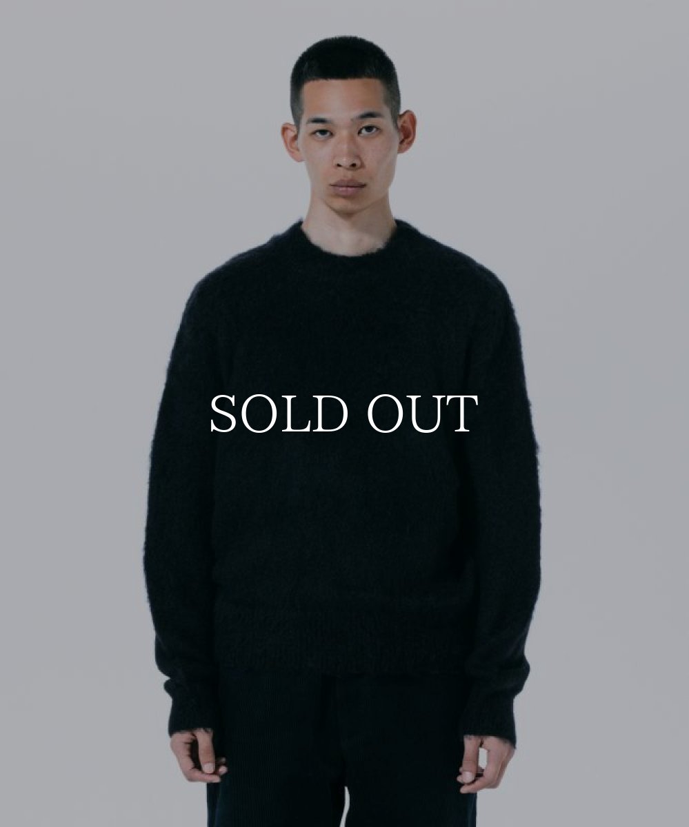 画像5: ROTTWEILER  R9 MOHAIR KNIT (BLACK) (5)