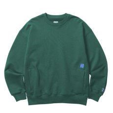 画像1: Liberaiders  HEAVY WEIGHT FLEECE CREWNECK (GREEN) (1)