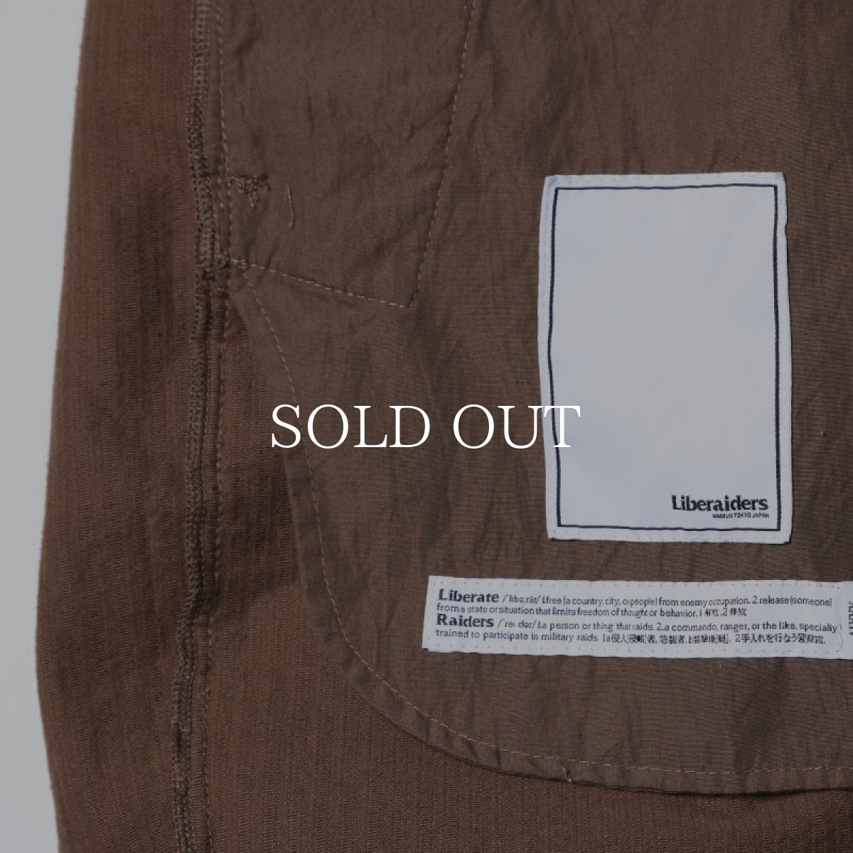 画像5: Liberaiders  LR CORDUROY PANTS (BROWN) (5)