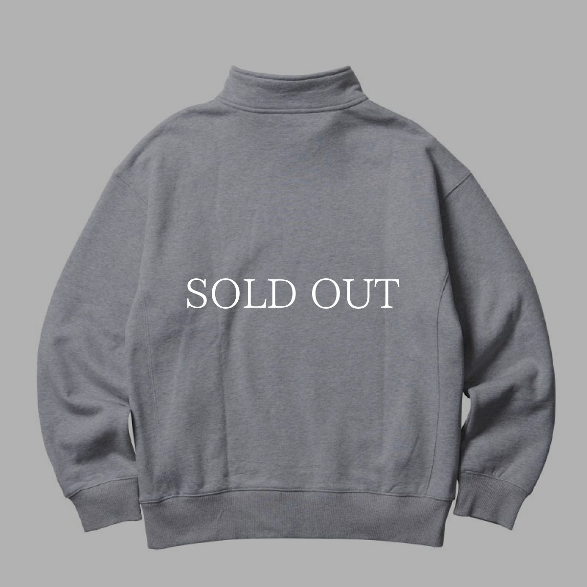 画像2: Liberaiders  HEAVY WEIGHT FLEECE HALF ZIP (GRAY) (2)