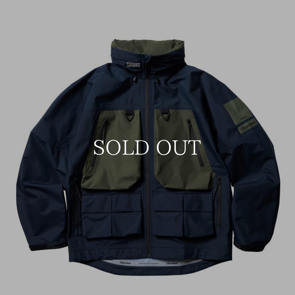 画像2: Liberaiders  ALL CONDITIONS 3LAYER JACKET (NAVY) (2)