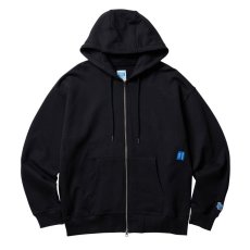 画像1: Liberaiders  HEAVY WEIGHT ZIP HOODIE (BLACK) (1)