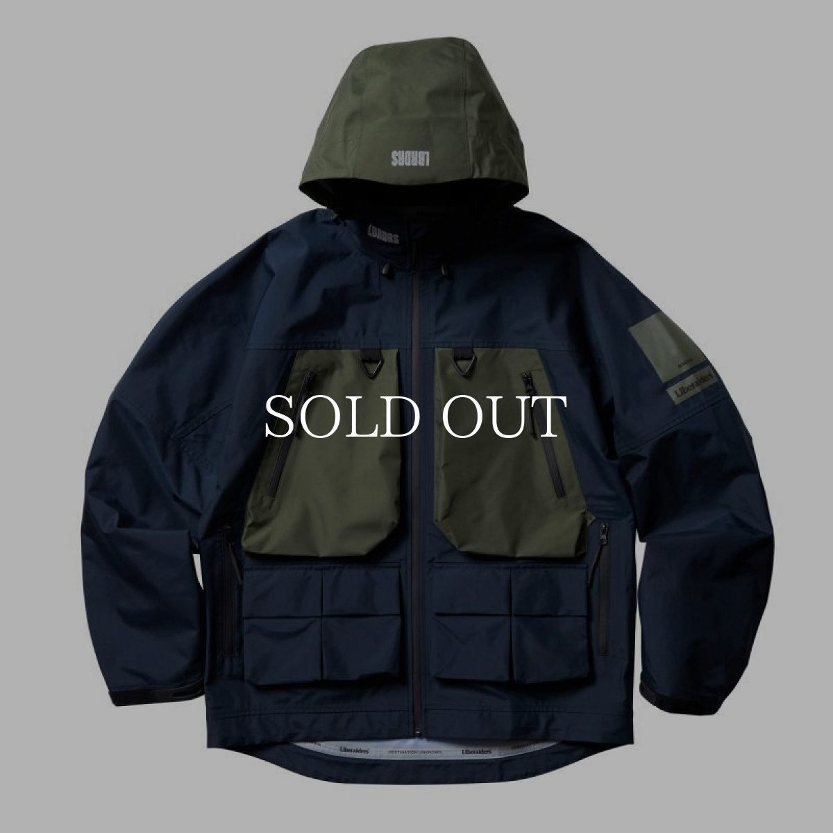 画像1: Liberaiders  ALL CONDITIONS 3LAYER JACKET (NAVY) (1)