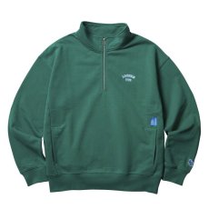 画像1: Liberaiders  HEAVY WEIGHT FLEECE HALF ZIP (GREEN) (1)