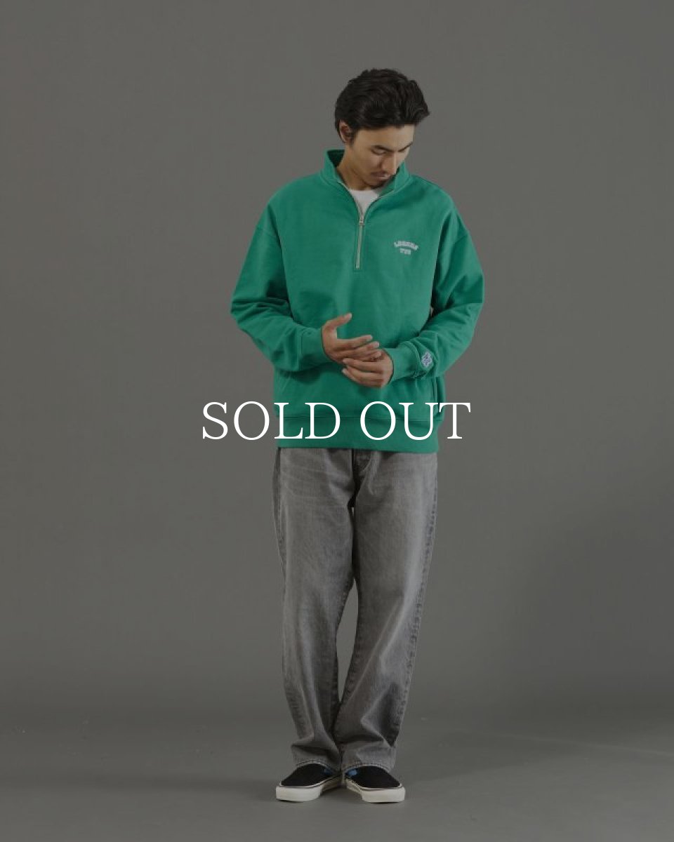 画像11: Liberaiders  HEAVY WEIGHT FLEECE HALF ZIP (GREEN) (11)