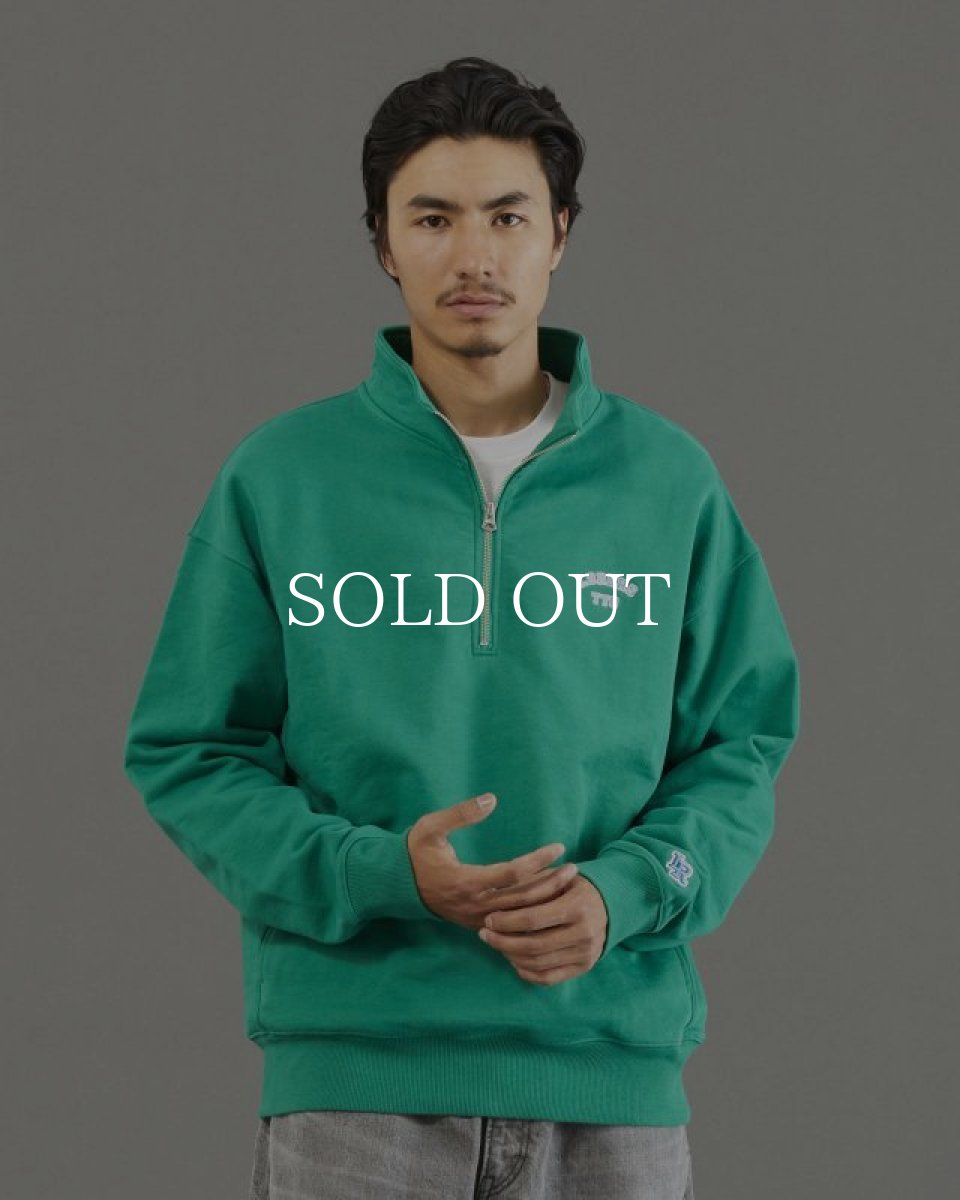 画像12: Liberaiders  HEAVY WEIGHT FLEECE HALF ZIP (GREEN) (12)