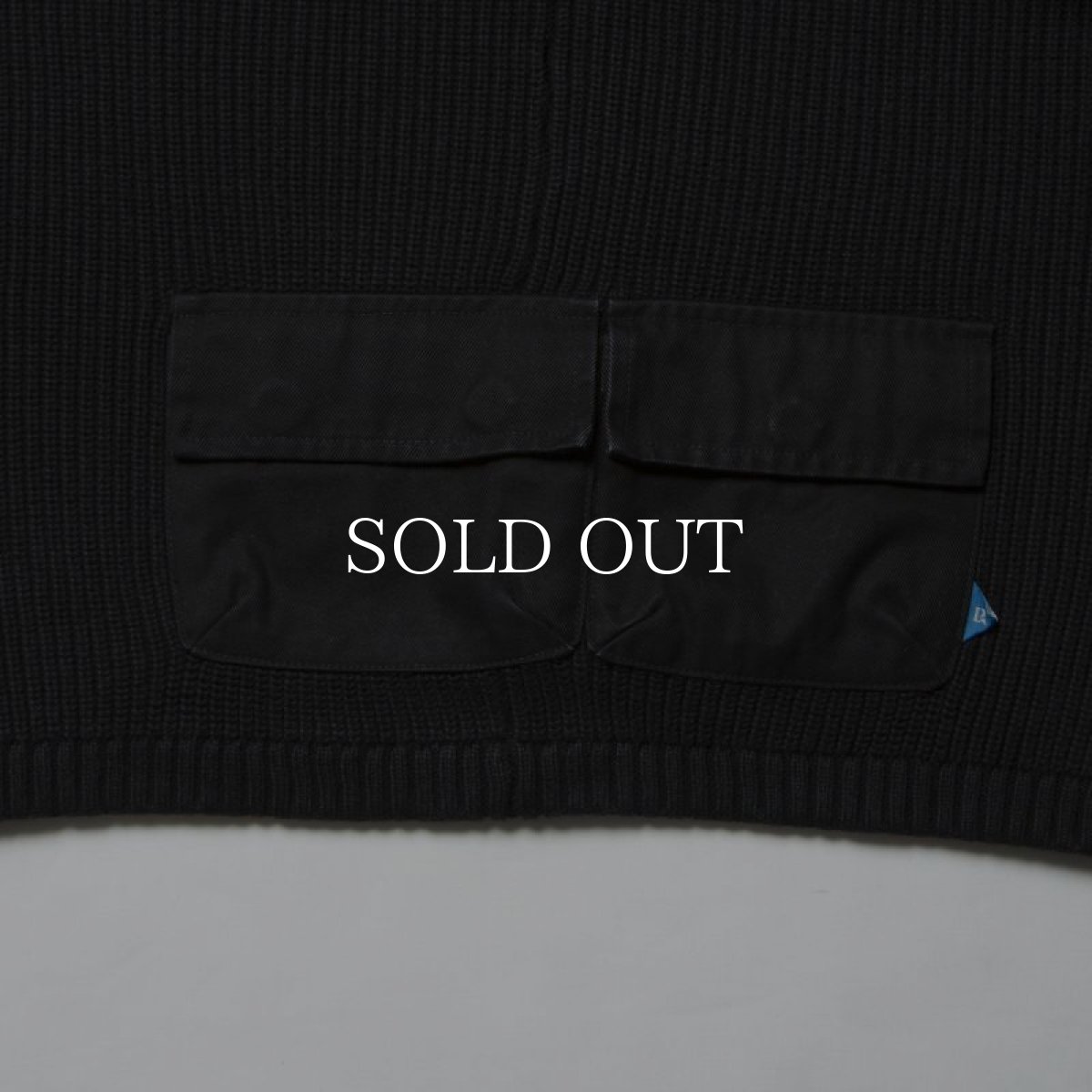 画像3: Liberaiders  GARMENT DYED COTTON KNIT CREWNECK (BLACK) (3)