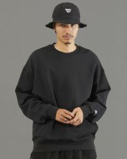 画像11: Liberaiders  HEAVY WEIGHT FLEECE CREWNECK (BLACK) (11)