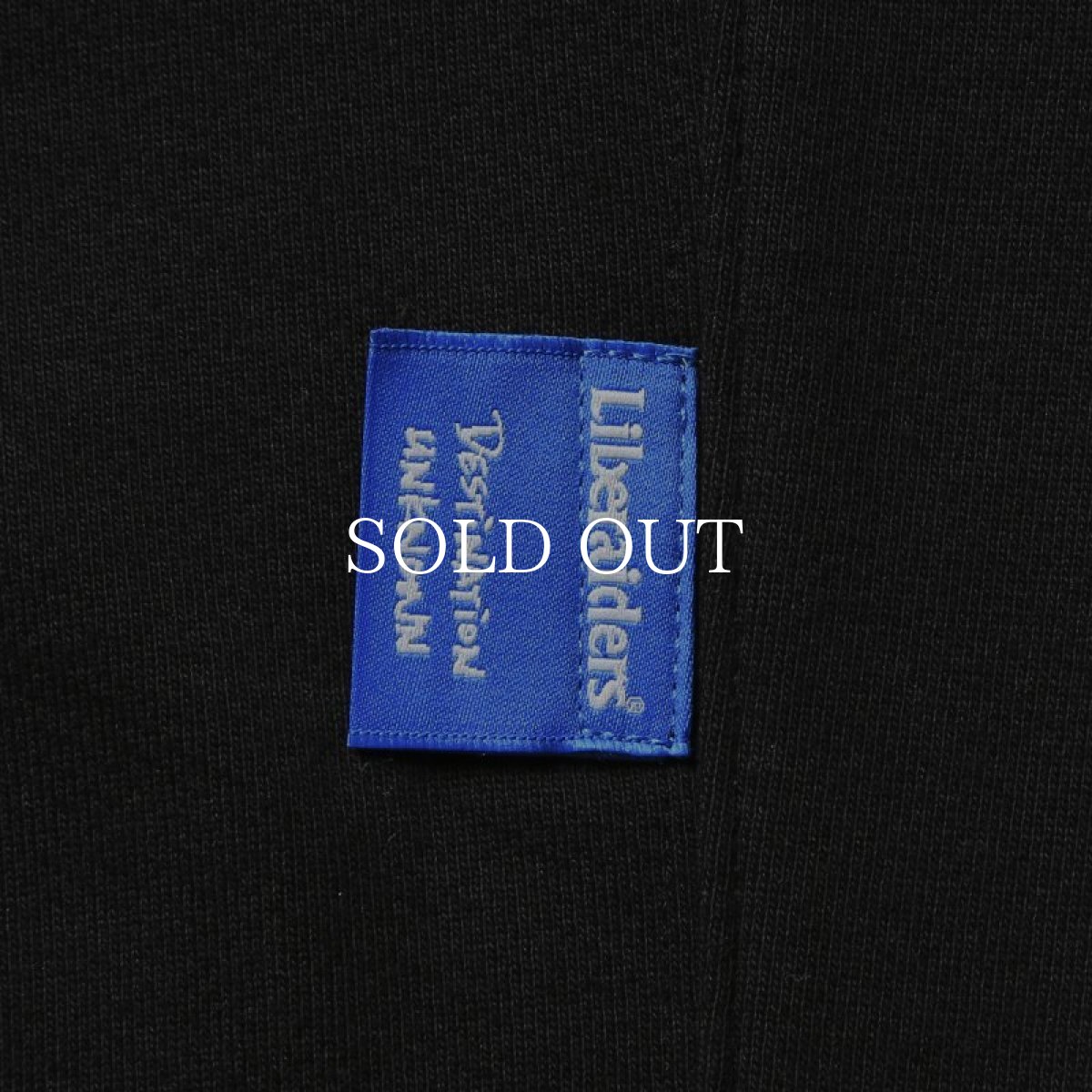 画像3: Liberaiders  HEAVY WEIGHT ZIP HOODIE (BLACK) (3)