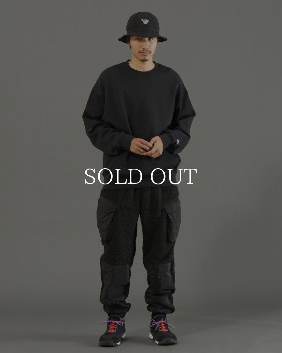 画像10: Liberaiders  HEAVY WEIGHT FLEECE CREWNECK (BLACK) (10)