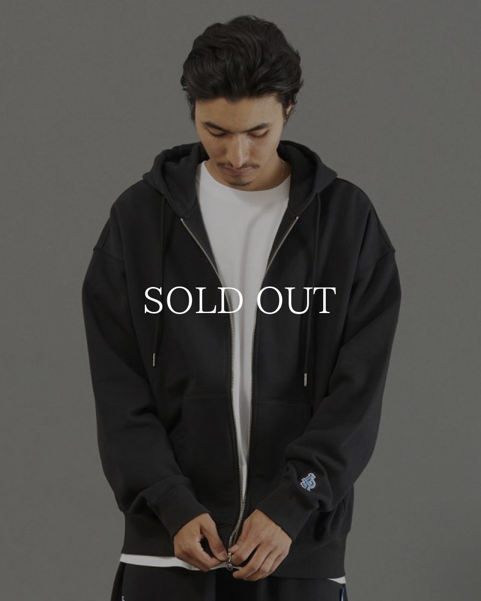 画像11: Liberaiders  HEAVY WEIGHT ZIP HOODIE (BLACK) (11)