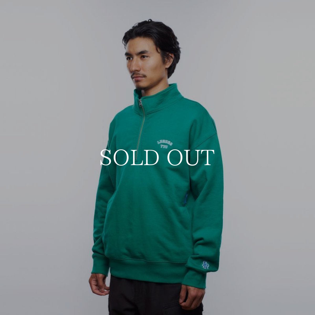 画像10: Liberaiders  HEAVY WEIGHT FLEECE HALF ZIP (GREEN) (10)
