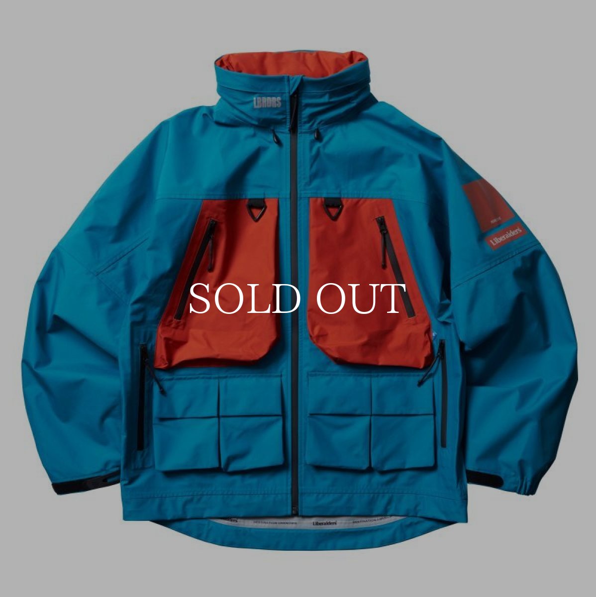 画像2: Liberaiders  ALL CONDITIONS 3LAYER JACKET (BLUE) (2)