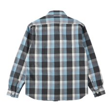 画像2: STANDARD CALIFORNIA  SD Heavy Flannel Check Shirt (Charcoal/Blue) (2)