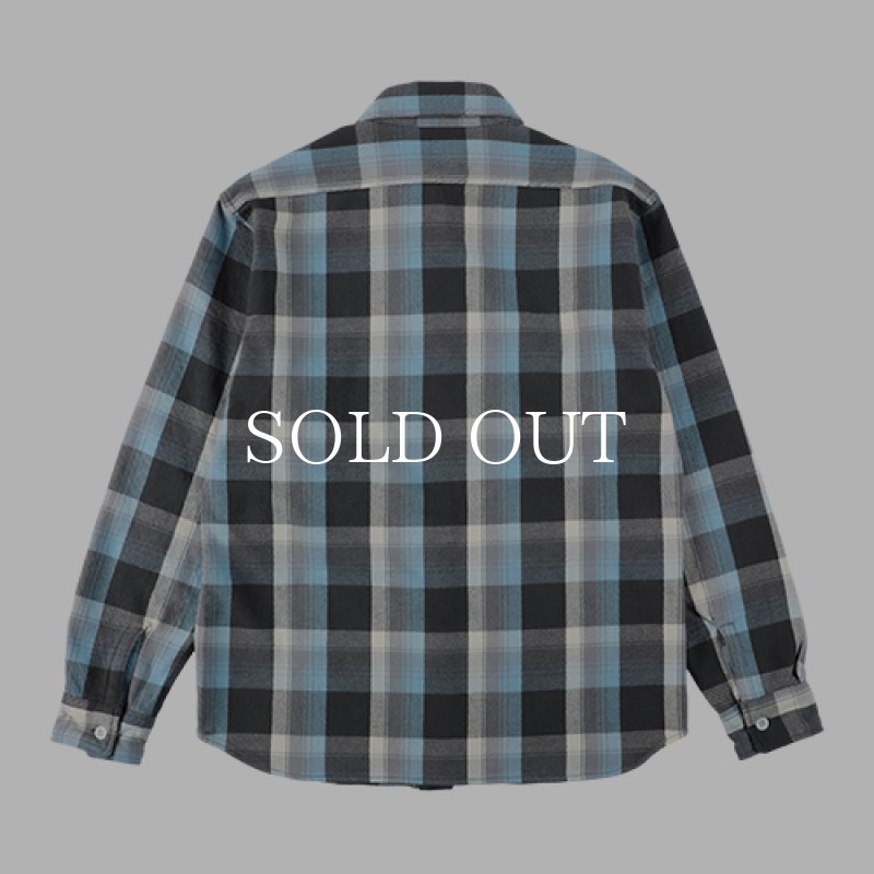 STANDARD CALIFORNIA SD Heavy Flannel Check Shirt (Charcoal