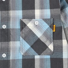 画像3: STANDARD CALIFORNIA  SD Heavy Flannel Check Shirt (Charcoal/Blue) (3)