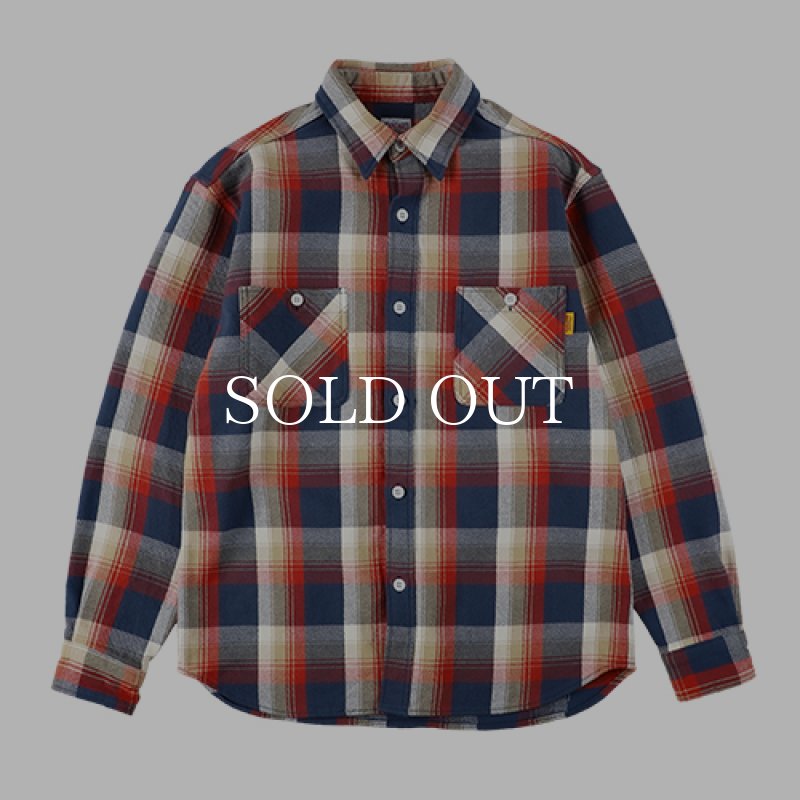 スタンダードカリフォルニア SD FLANNEL CHECK SHIRT L 赤 スタンダードカリフォルニア SD FLANNEL CHECK SHIRT L 赤