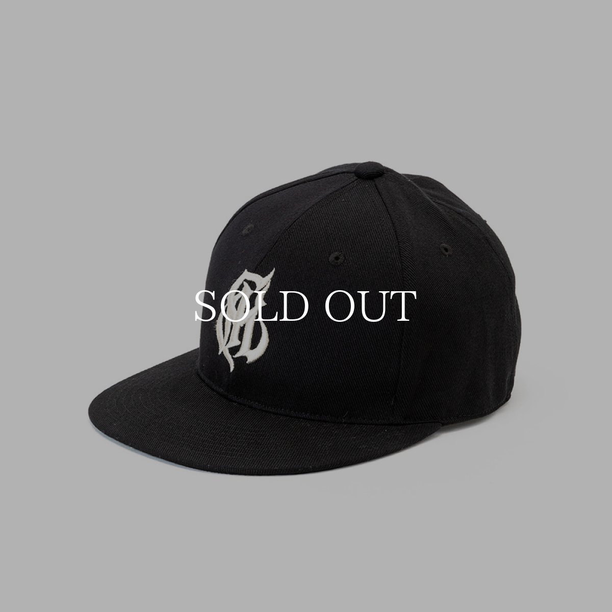 画像1: CALEE  CAL NT LOGO TWILL BASEBALL CAP (BLACK / WHITE) (1)