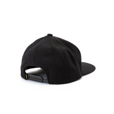 画像2: CALEE  CAL NT LOGO TWILL BASEBALL CAP (BLACK / WHITE) (2)