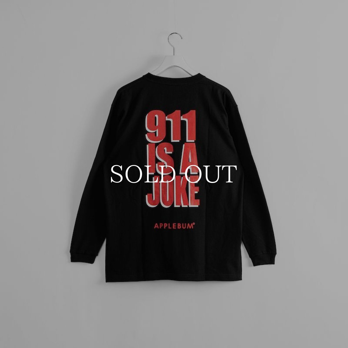 画像5: APPLEBUM  ”911 IS A JOKE” L/S T-shirt (Black) (5)