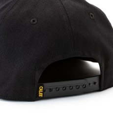 画像3: CALEE  CAL NT LOGO TWILL BASEBALL CAP (BLACK / CHARCOAL) (3)