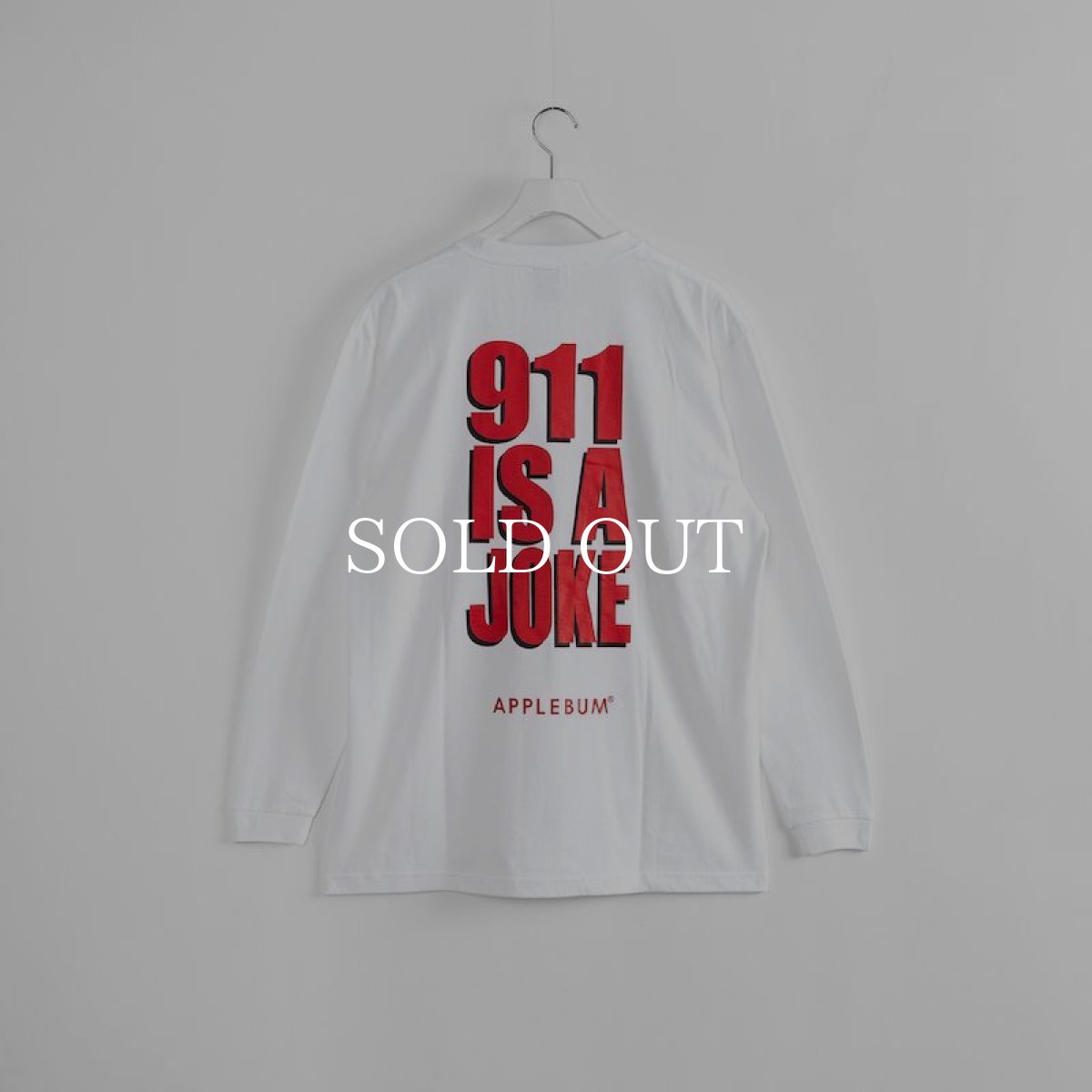 画像5: APPLEBUM  ”911 IS A JOKE” L/S T-shirt (White) (5)
