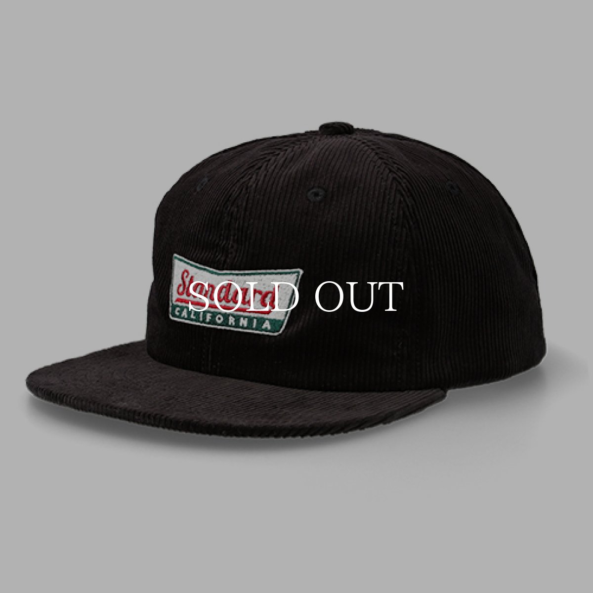 画像1: STANDARD CALIFORNIA  SD Box Logo Patch Mesh Cap (Black) (1)