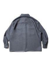 画像2: COOTIE   Wool Work L/S Shirt (Indigo) (2)
