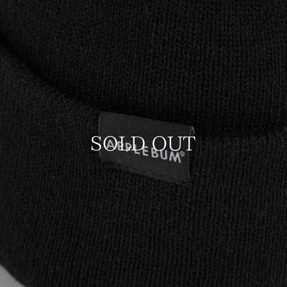 画像8: APPLEBUM  ”PUBLIC ENEMY” Knit Cap (Black) (8)