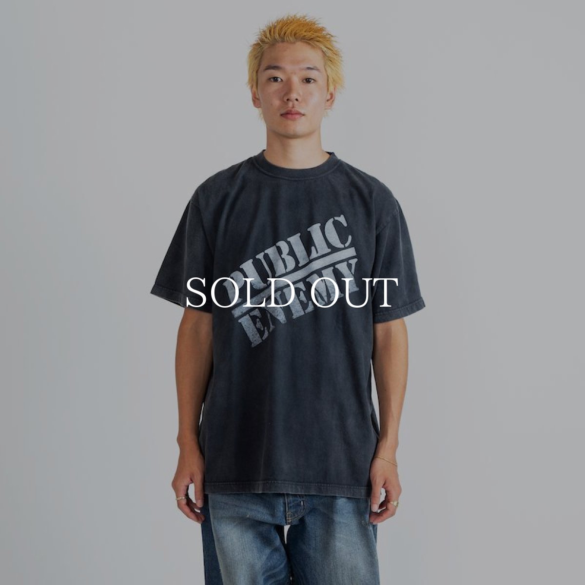 画像2: APPLEBUM  ”PUBLIC ENEMY” Resurrected Vintage T-shirt (Vintage Black) (2)