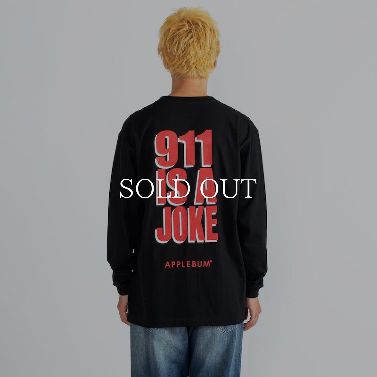 画像4: APPLEBUM  ”911 IS A JOKE” L/S T-shirt (Black) (4)