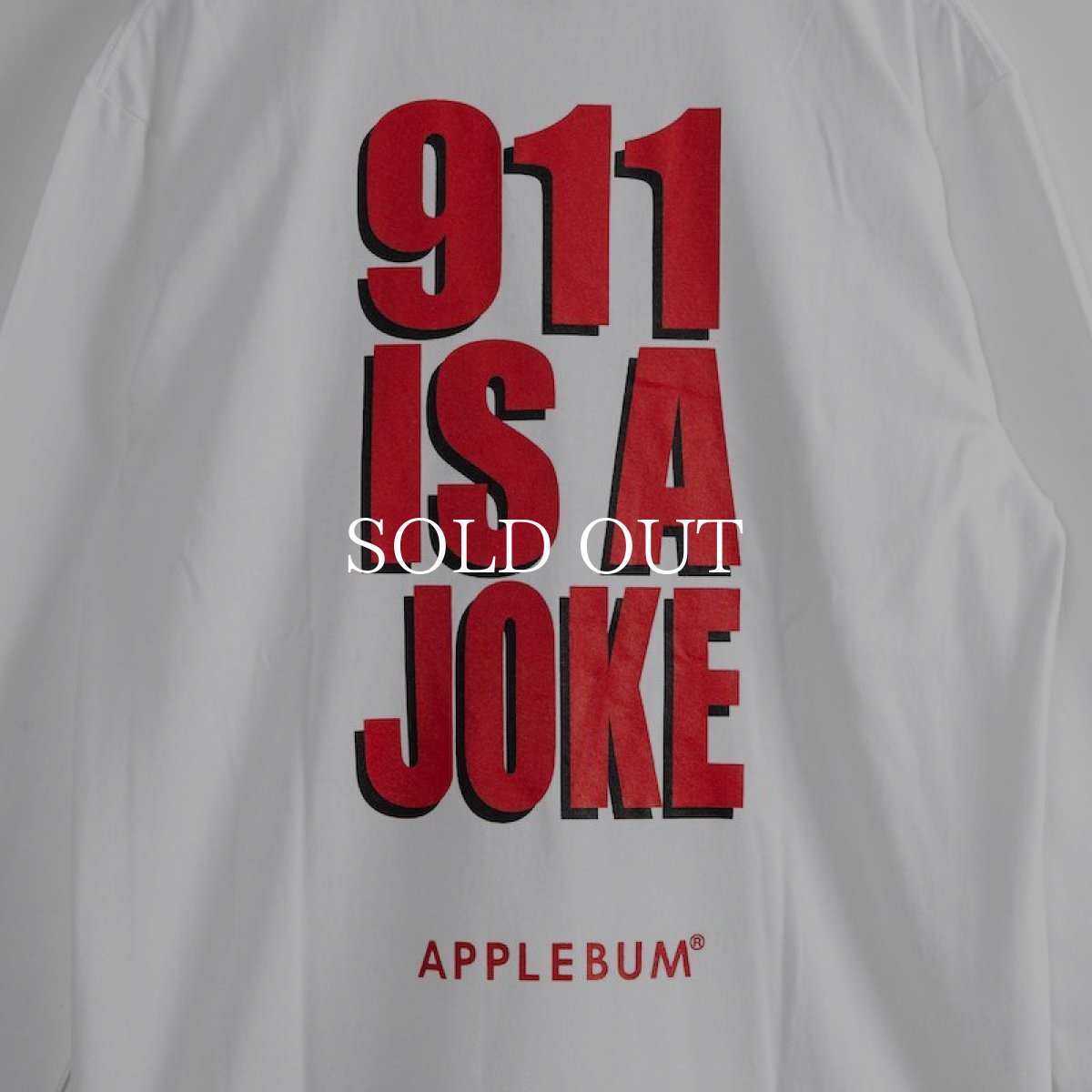 画像8: APPLEBUM  ”911 IS A JOKE” L/S T-shirt (White) (8)