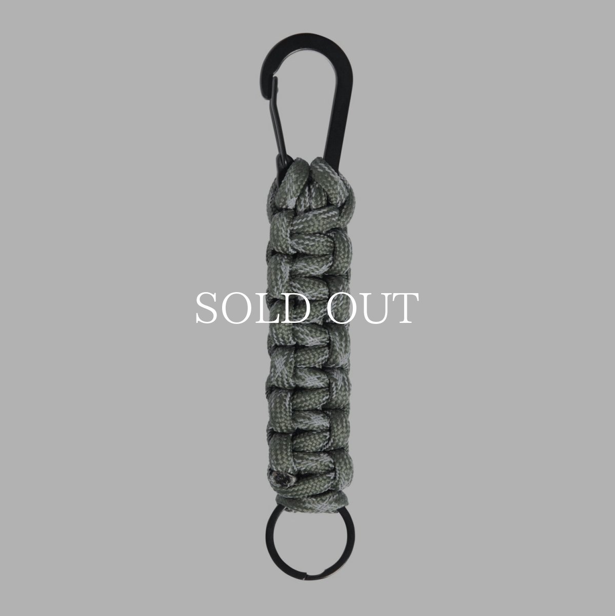 画像2: CARHARTT WIP  TOUR CORD KEYCHAIN (Smoke Green / Reflective) (2)