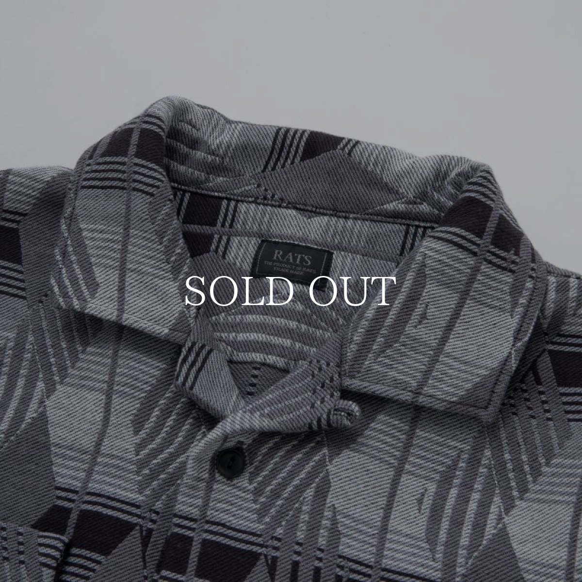 画像3: RATS  NATIVE JACQUARD SHIRT (GRAY) (3)