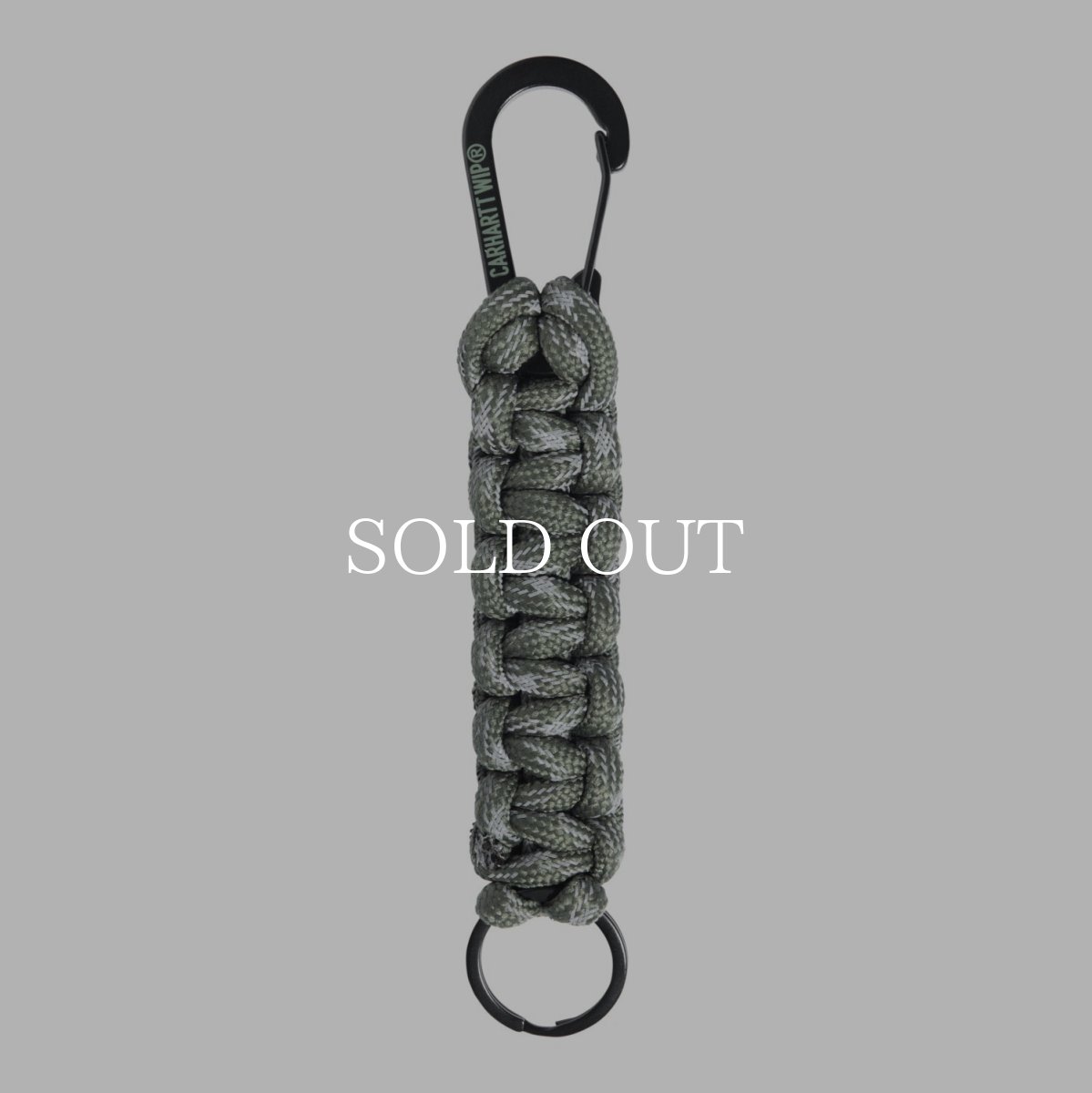 画像1: CARHARTT WIP  TOUR CORD KEYCHAIN (Smoke Green / Reflective) (1)