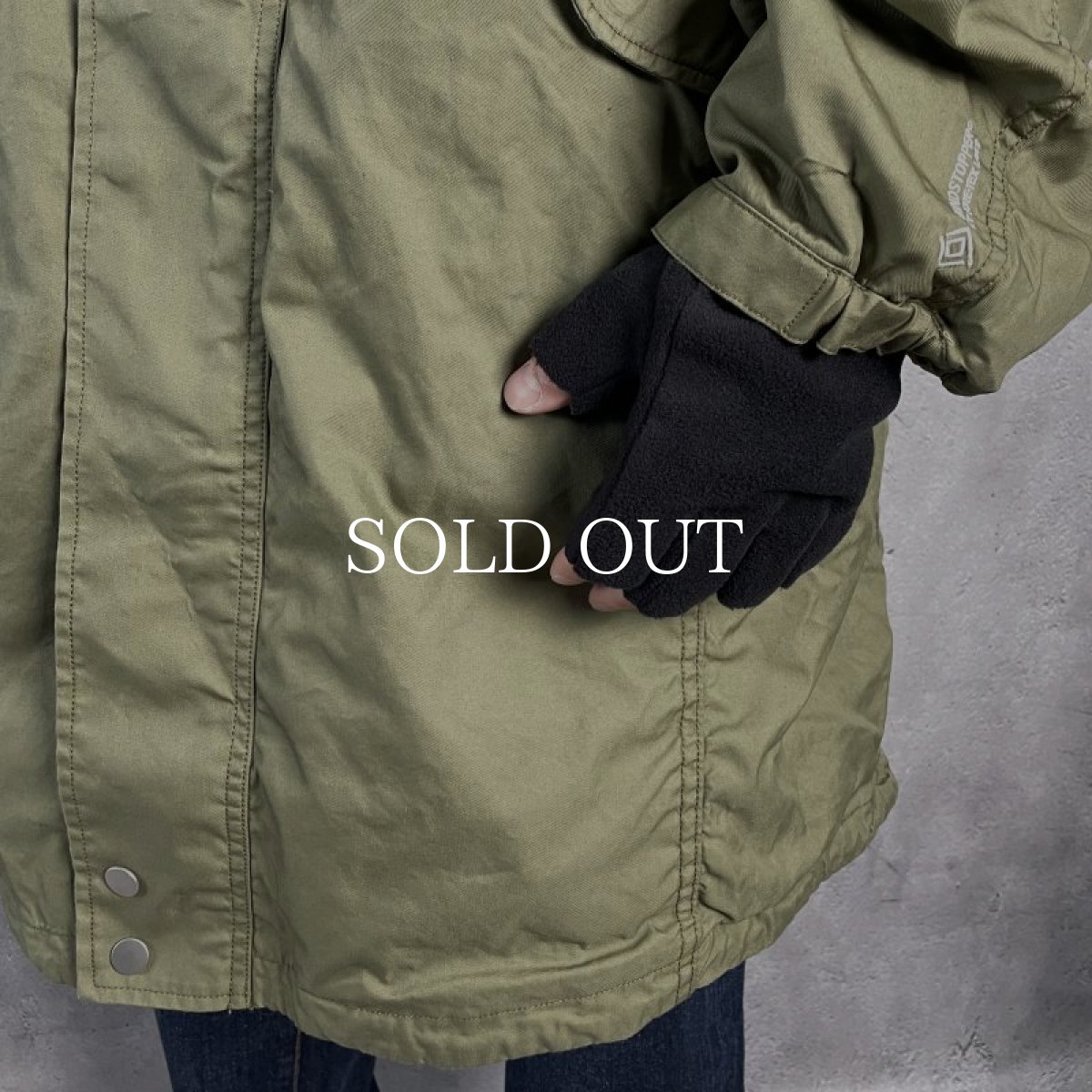 画像2: nonnative  HIKER CUT OFF GLOVES POLY FLEECE POLARTEC® BY GRIP SWANY® (BLACK) (2)